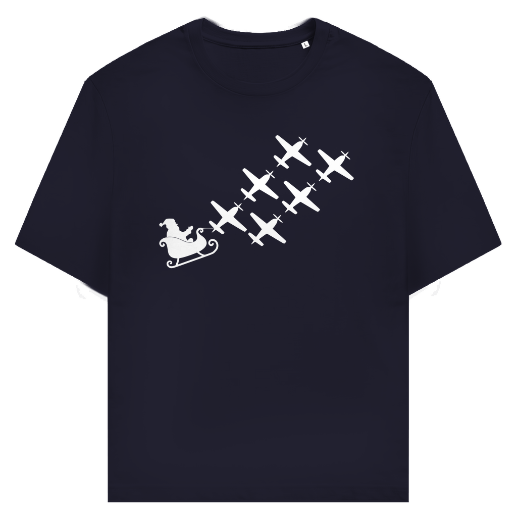 T-Shirt - Santa's Flying Sled | Weihnachts-Edition