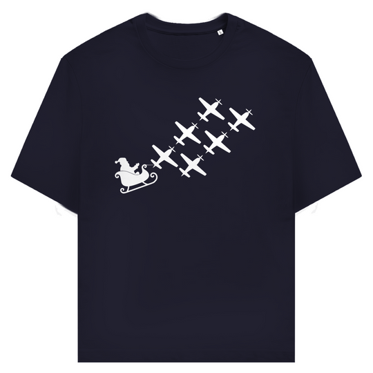 T-Shirt - Santa's Flying Sled | Weihnachts-Edition