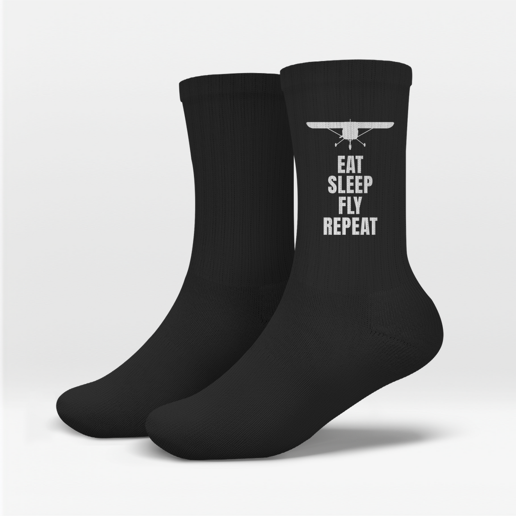 Socken - Eat Sleep Fly Repeat