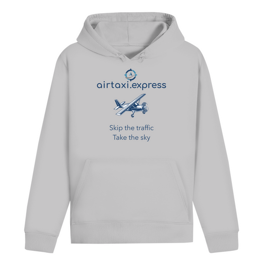 airtaxi.express | Hoodie - Skip The Traffic, Take The Sky