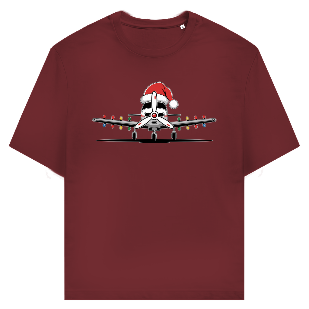 T-Shirt - Weihnachtsflugzeug | Weihnachts-Edition