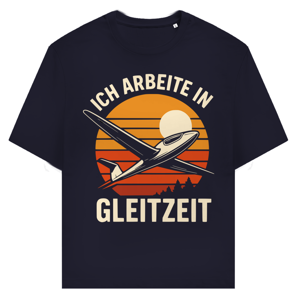 T-Shirt - Ich arbeite in Gleitzeit
