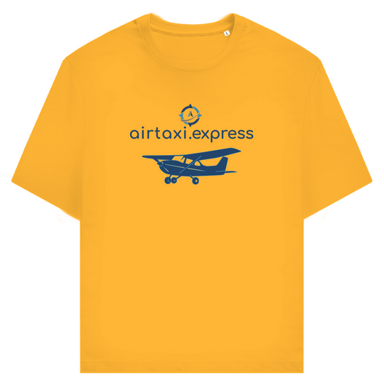 airtaxi.express | T-Shirt - Logo mit UL-Flieger