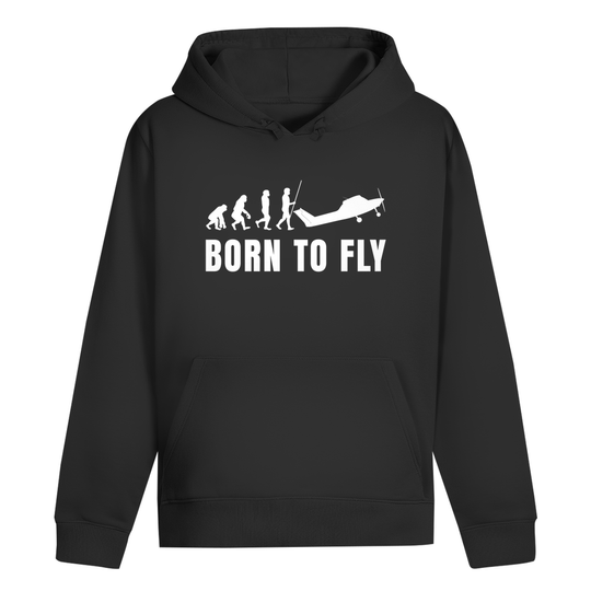 Hoodie - Born to fly
