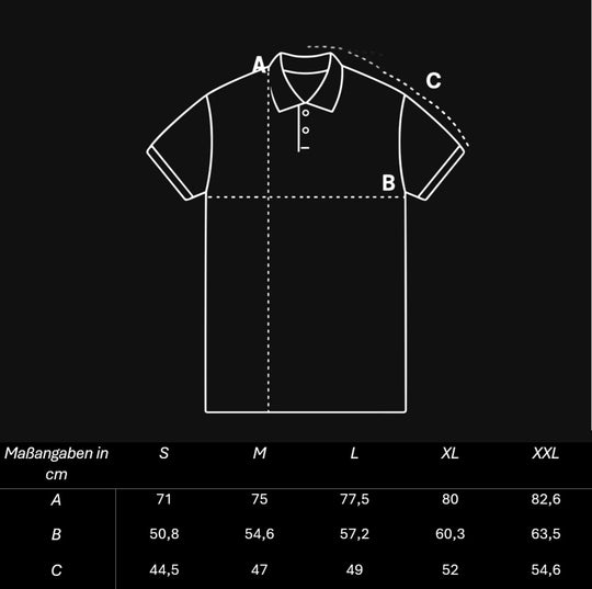 Gildan Polo.Shirt Größentabelle