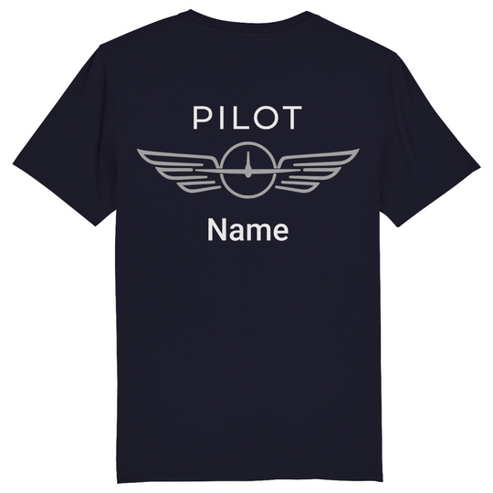T-Shirt - Aviation mit Flugnummer und Name