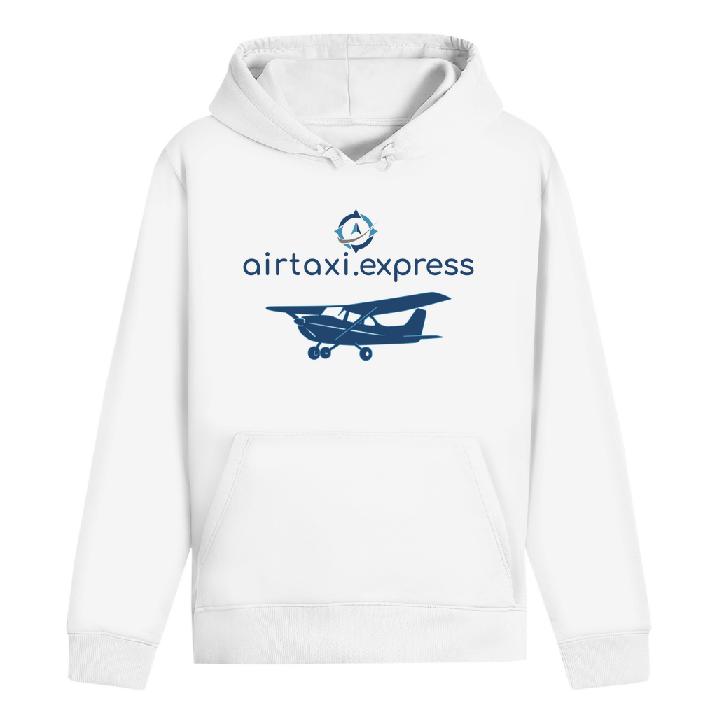 airtaxi.express | Hoodie - Logo mit UL-Flieger