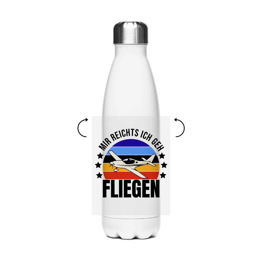Edelstahl-Thermoflasche - Mir reichts ich geh fliegen