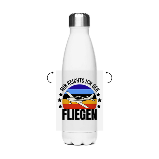 Edelstahl-Thermoflasche - Mir reichts ich geh fliegen