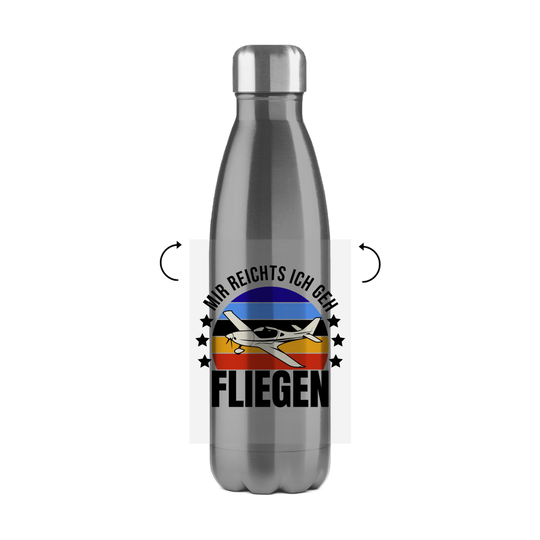Edelstahl-Thermoflasche - Mir reichts ich geh fliegen