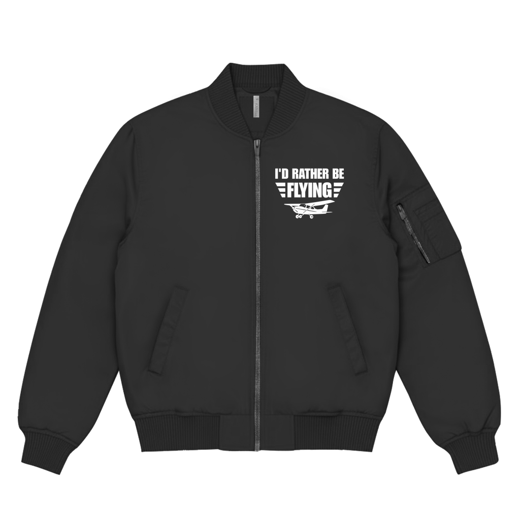 Bomber Jacke - I'd rather be Flying