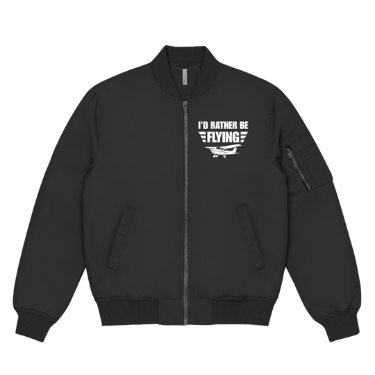 Bomber Jacke - I'd rather be Flying
