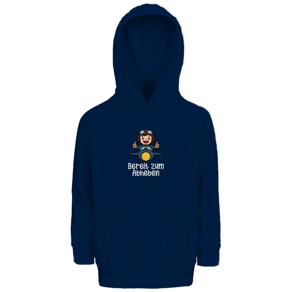 Kids Hoodie - Bereit zum Abheben