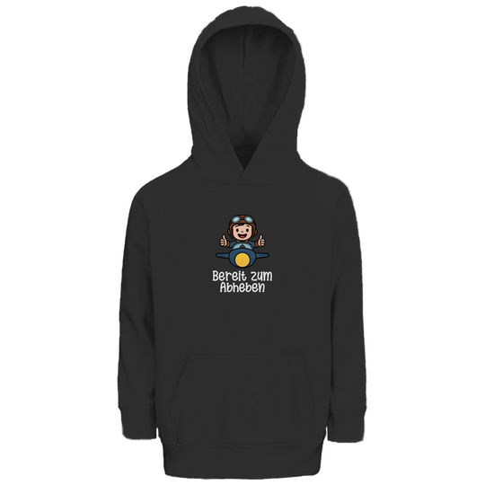 Kids Hoodie - Bereit zum Abheben