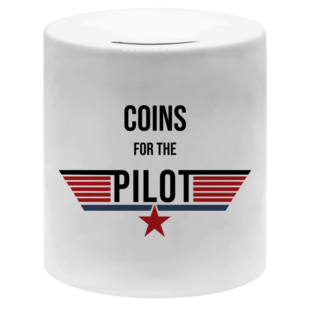 Spardose - Coins for the Pilot