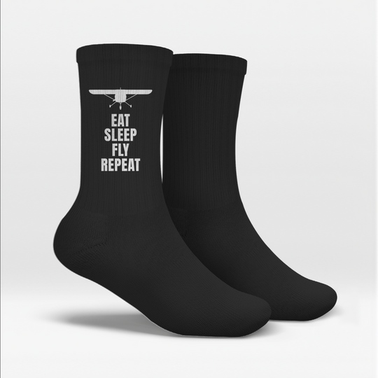 Socken - Eat Sleep Fly Repeat