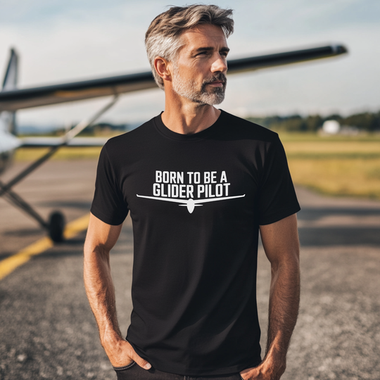 T-Shirt - Born to be a Glider Pilot