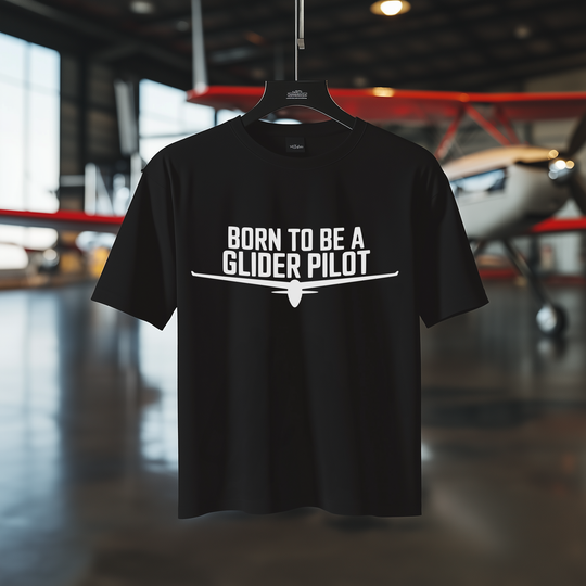 T-Shirt - Born to be a Glider Pilot