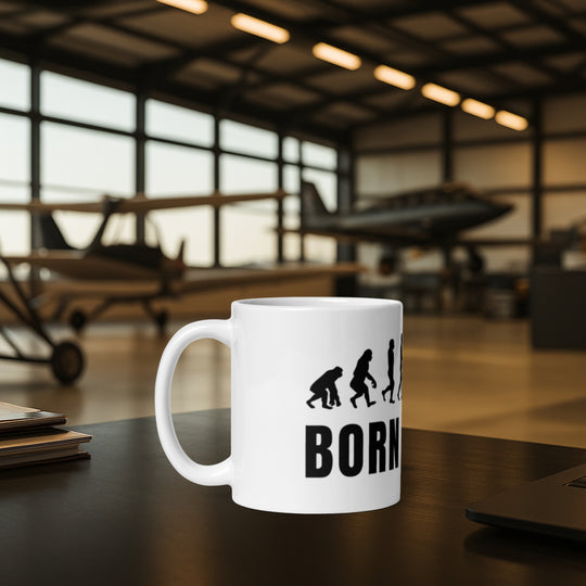 Tasse weiß - Born to Fly