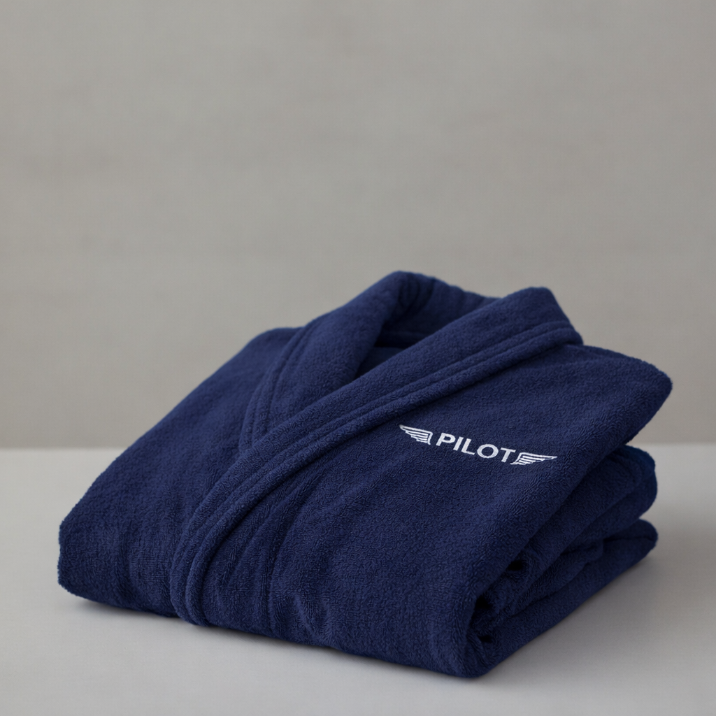 Bademantel mit Stick - Pilot