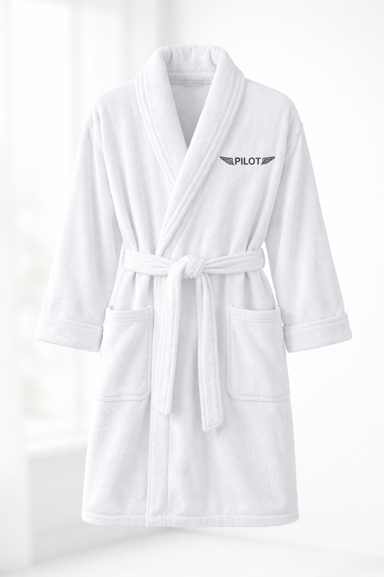 Bademantel mit Stick - Pilot