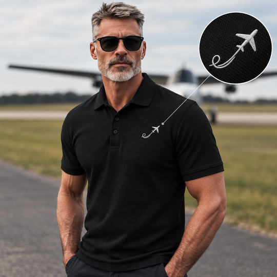 Polo-Shirt - Flight Path | Classic Line mit Stick