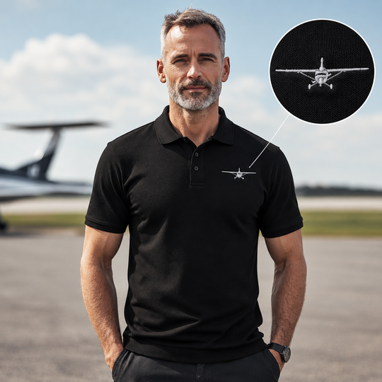 Polo-Shirt - Front View | Classic Line mit Stick