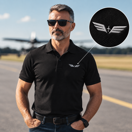 Polo-Shirt - Wings | Classic Line mit Stick