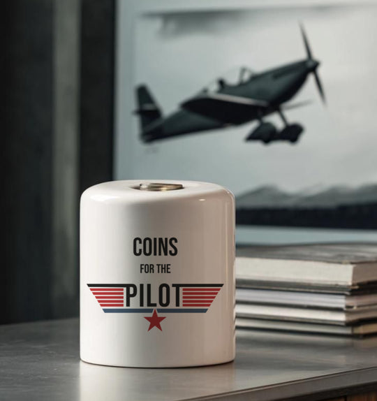Spardose - Coins for the Pilot