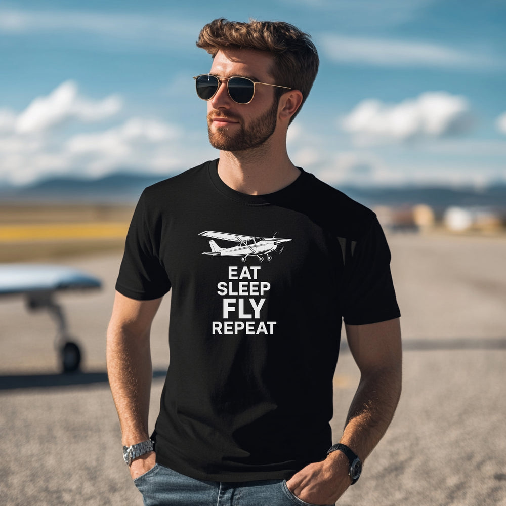 T-Shirt - Eat Sleep FLY Repeat