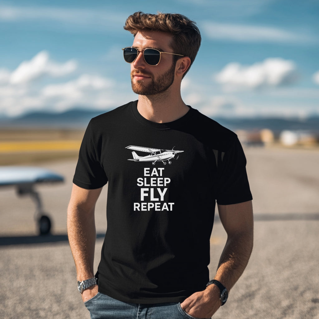 T-Shirt - Eat Sleep FLY Repeat