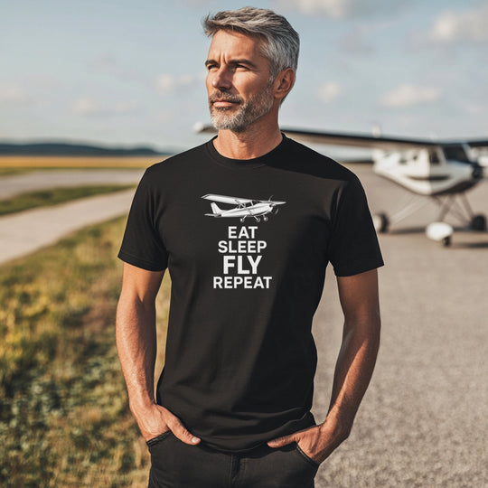 T-Shirt - Eat Sleep FLY Repeat