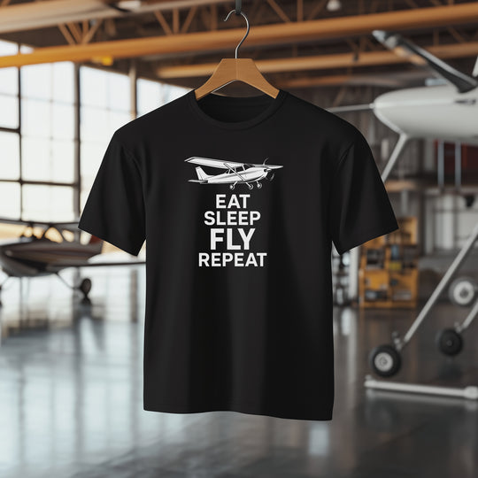 T-Shirt - Eat Sleep FLY Repeat
