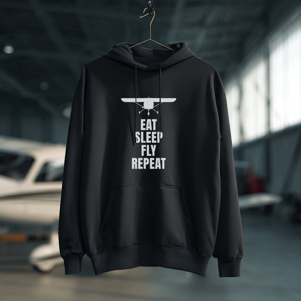 Hoodie - Eat Sleep Fly Repeat