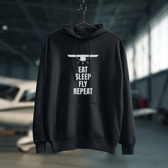 Hoodie - Eat Sleep Fly Repeat