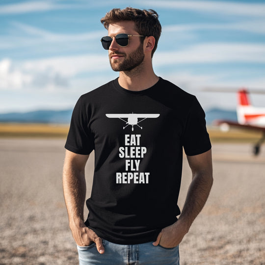 T-Shirt - Eat Sleep Fly Repeat