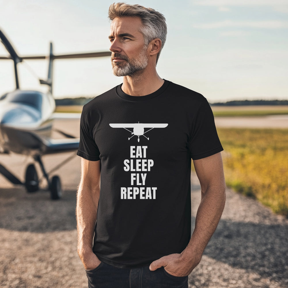 T-Shirt - Eat Sleep Fly Repeat