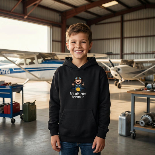 Kids Hoodie - Bereit zum Abheben