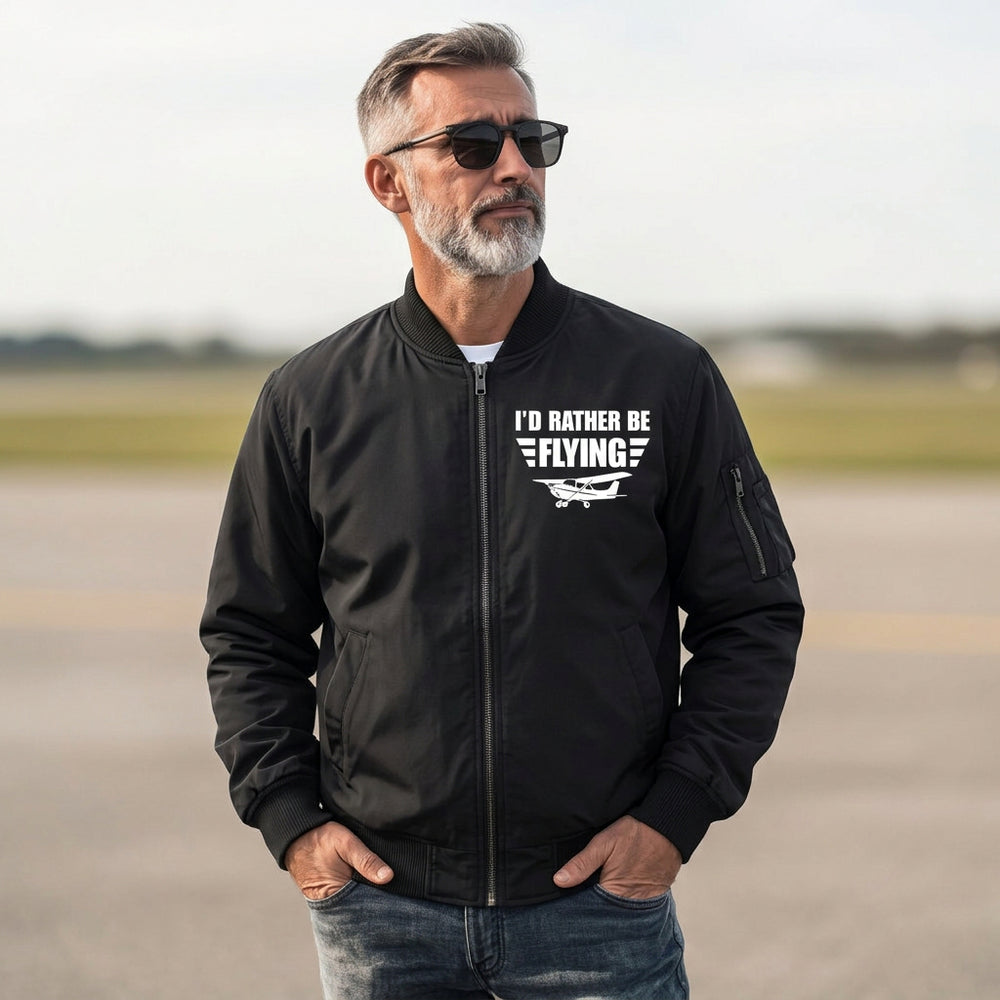 Bomber Jacke - I'd rather be Flying