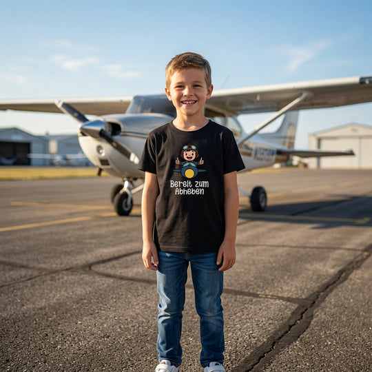 Kids T-Shirt - Bereit zum Abheben
