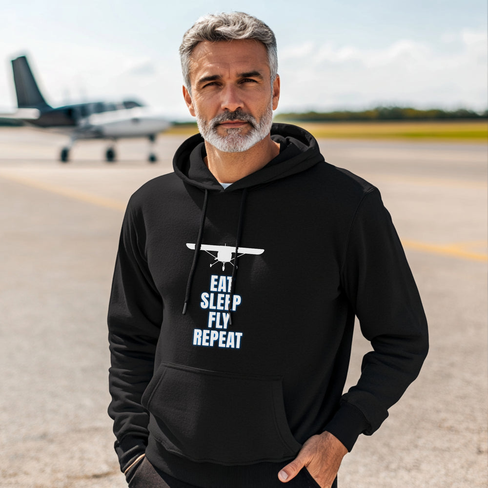 Hoodie - Eat Sleep Fly Repeat