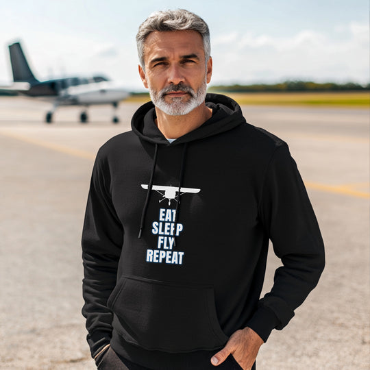 Hoodie - Eat Sleep Fly Repeat