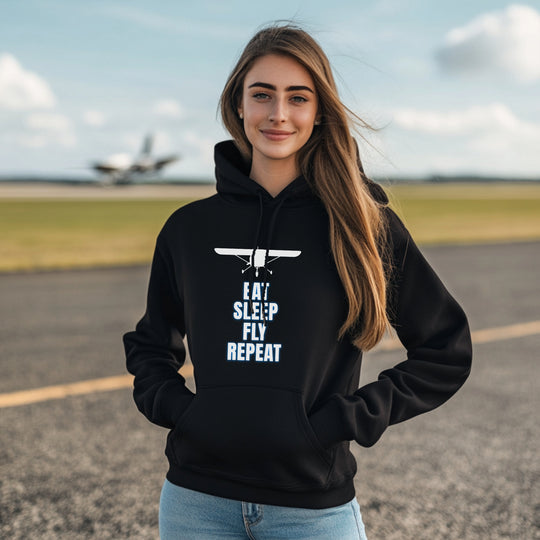 Hoodie - Eat Sleep Fly Repeat