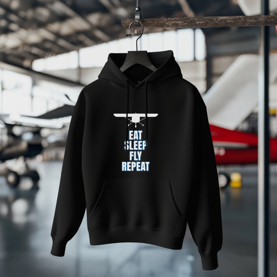 Hoodie - Eat Sleep Fly Repeat