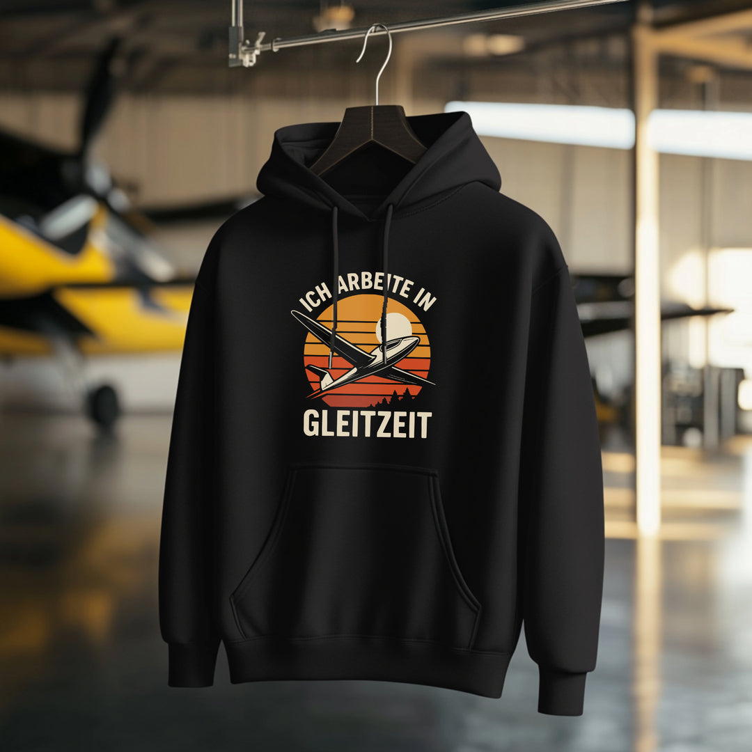 Hoodie - Ich arbeite in Gleitzeit
