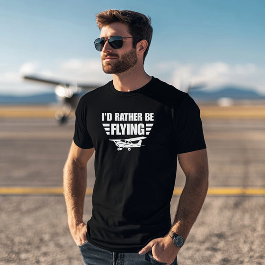T-Shirt - I'd rather be flying