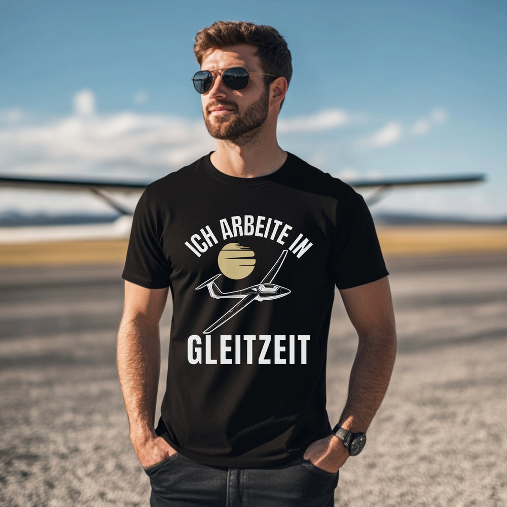 T-Shirt - Ich arbeite in Gleitzeit