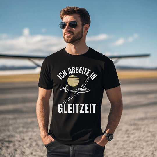 T-Shirt - Ich arbeite in Gleitzeit