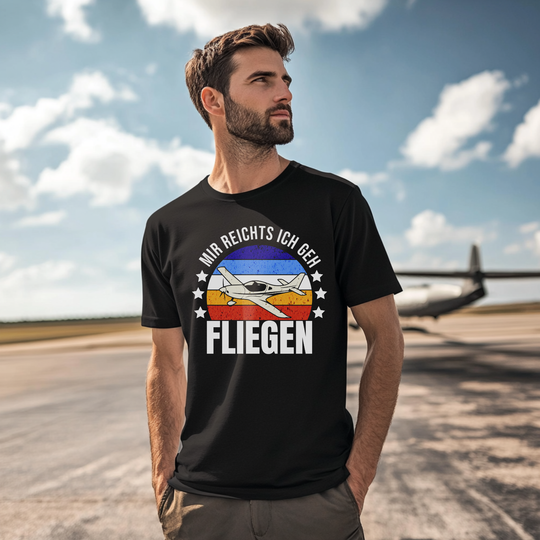 T-Shirt - Mir reichts, ich geh fliegen