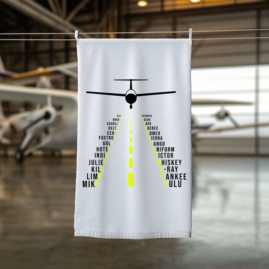 Handtuch - Pilotenalphabet ICAO